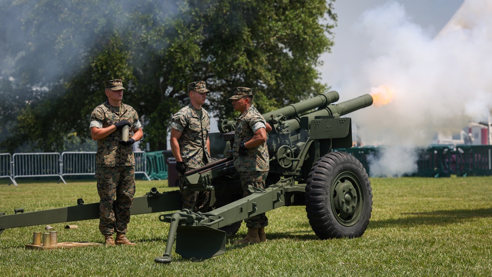 For Those About To Rock: 2d MARDIV Independence Day 21-Gun Salute