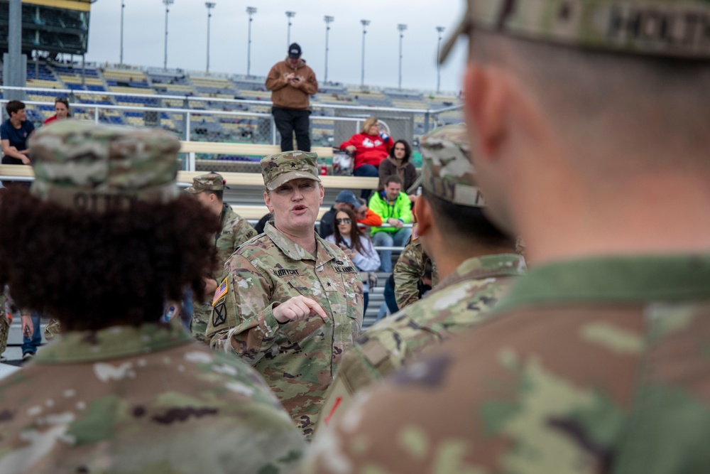 NASCAR Reenlistment Ceremony