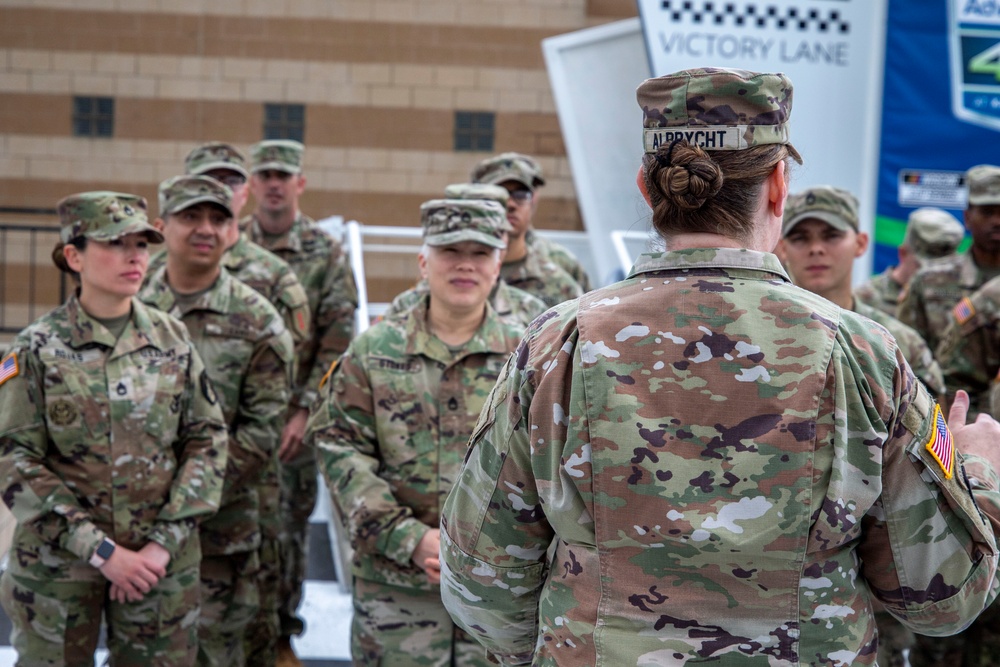 NASCAR Reenlistment Ceremony