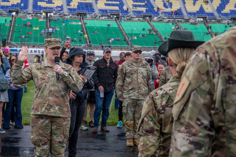NASCAR Reenlistment Ceremony