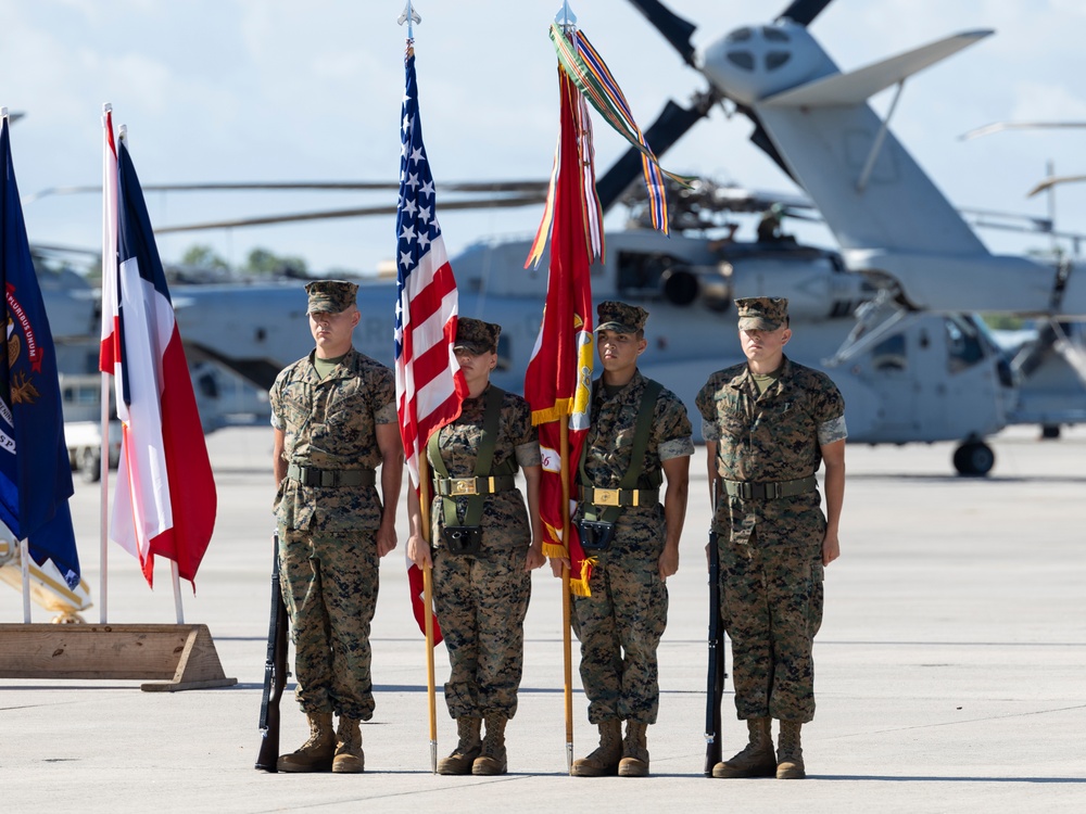 Marine Aviation Logistics Squadron (MALS) 26 change of command ceremony