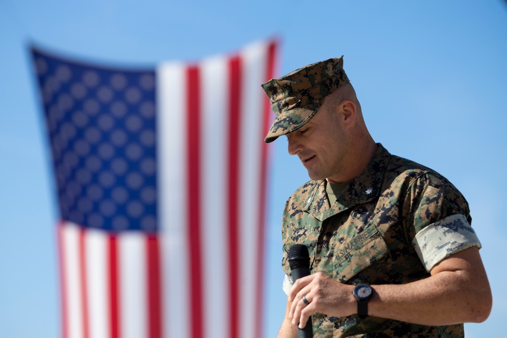 Marine Aviation Logistics Squadron (MALS) 26 change of command ceremony