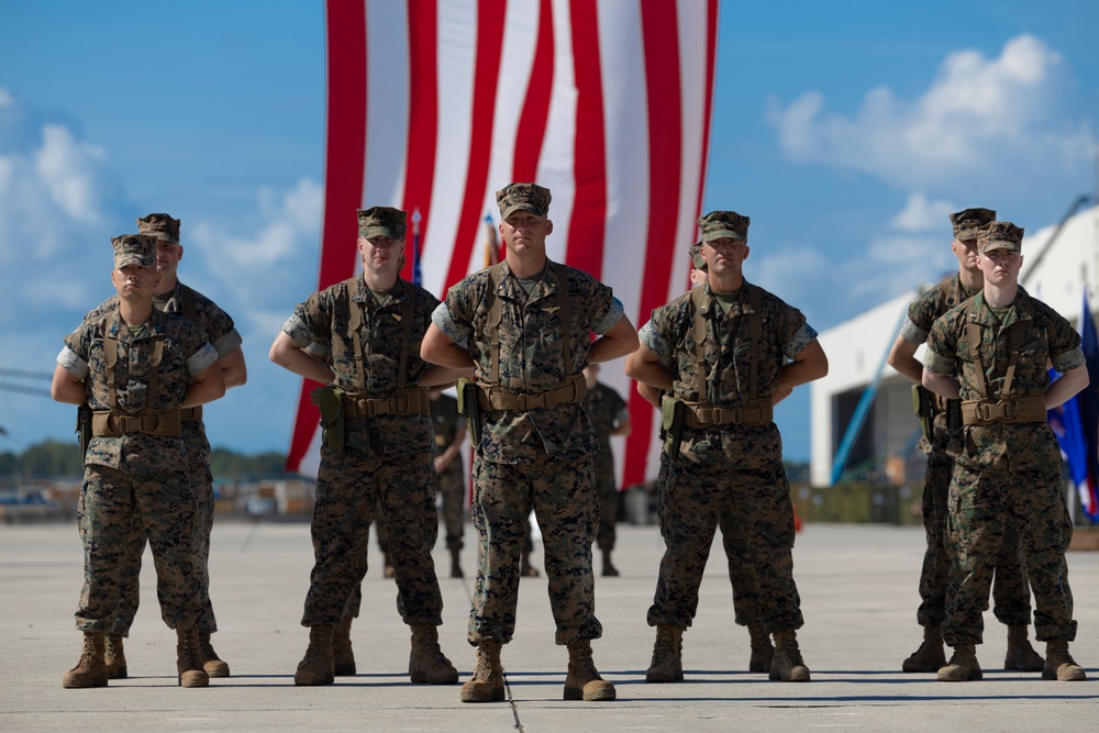 Marine Aviation Logistics Squadron (MALS) 26 change of command ceremony