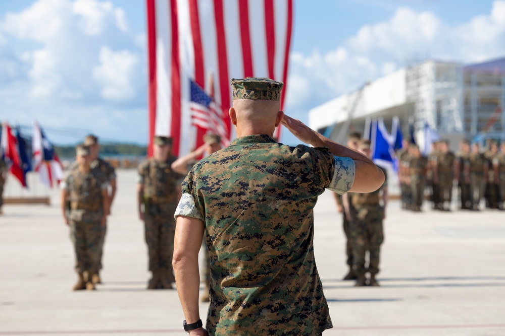 Marine Aviation Logistics Squadron (MALS) 26 change of command ceremony