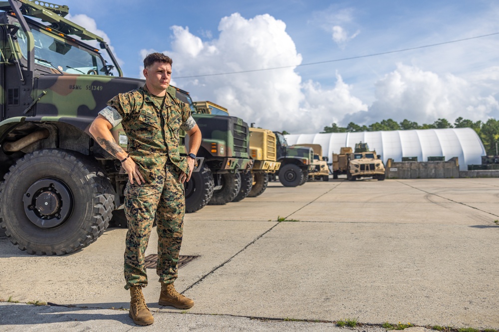 Sgt. Caleb Cissell; 2nd Marine Logistics Group Warrior of the Week