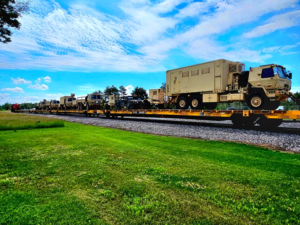 Fort McCoy supports second major rail movement in 2024 with return of Wisconsin National Guard equipment, vehicles