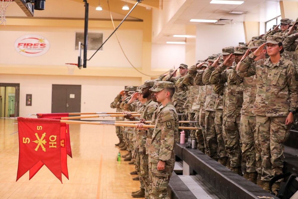 C/5-5 Deployment Ceremony