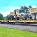 Fort McCoy supports second major rail movement in 2024 with return of Wisconsin National Guard equipment, vehicles