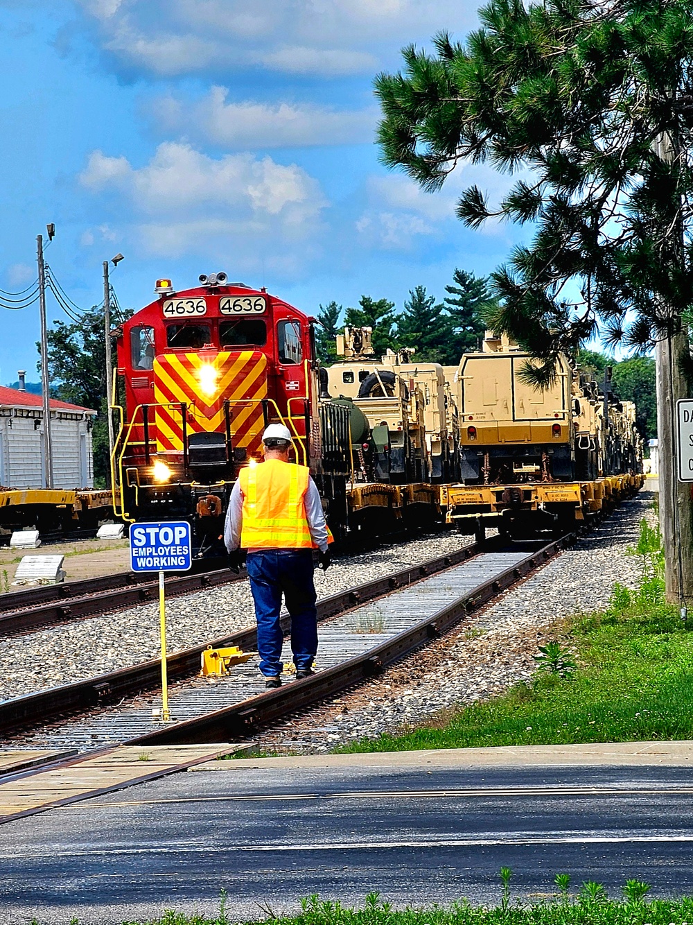 Fort McCoy supports second major rail movement in 2024 with return of Wisconsin National Guard equipment, vehicles