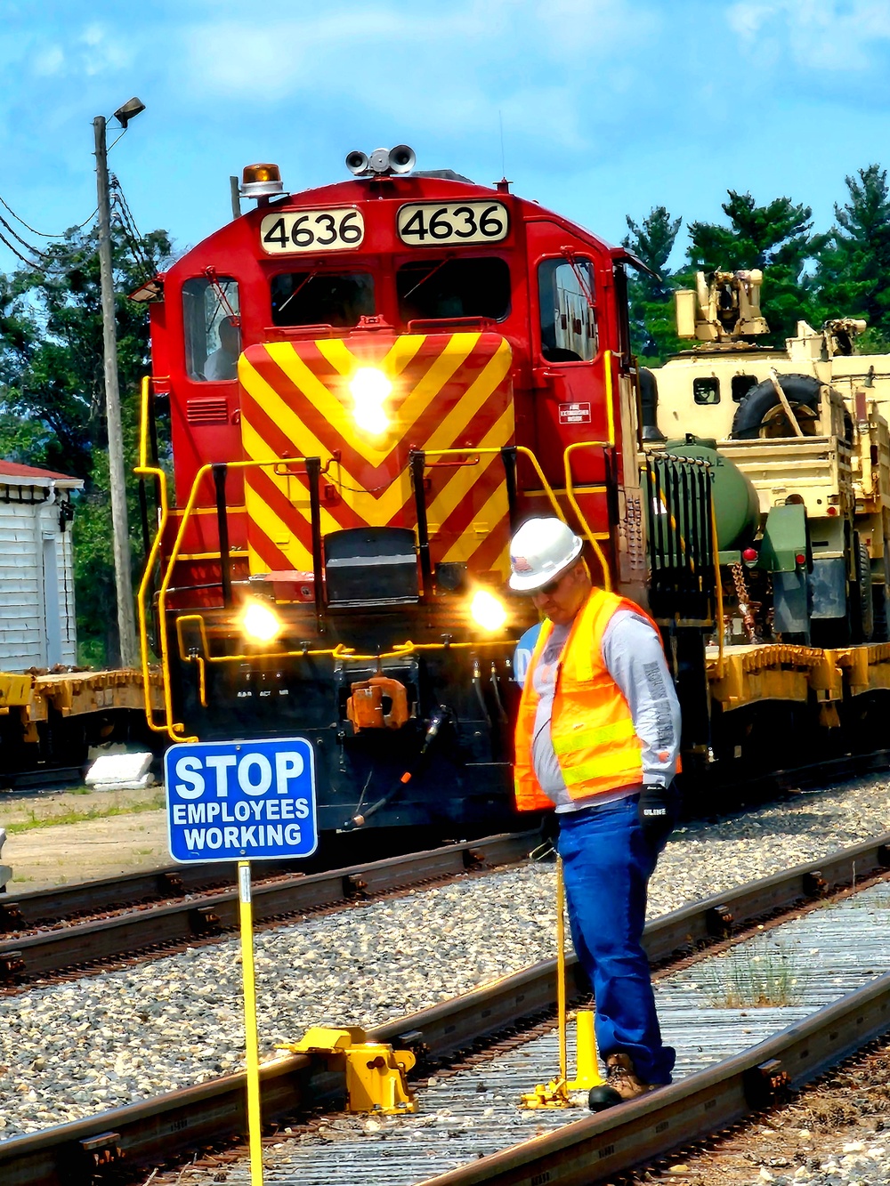 Fort McCoy supports second major rail movement in 2024 with return of Wisconsin National Guard equipment, vehicles