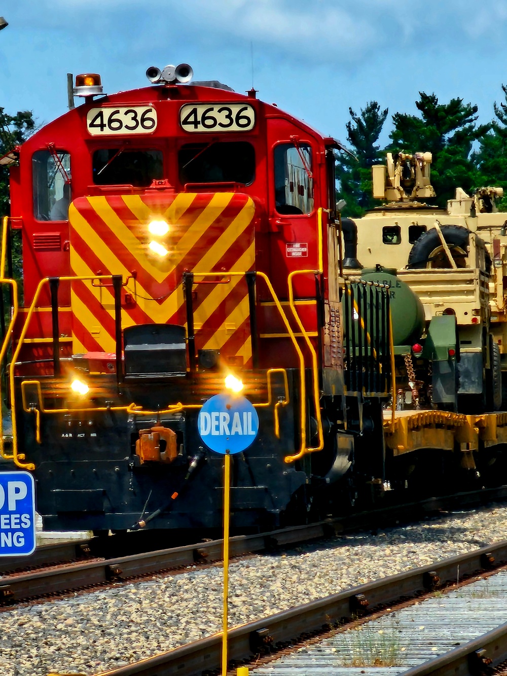 Fort McCoy supports second major rail movement in 2024 with return of Wisconsin National Guard equipment, vehicles