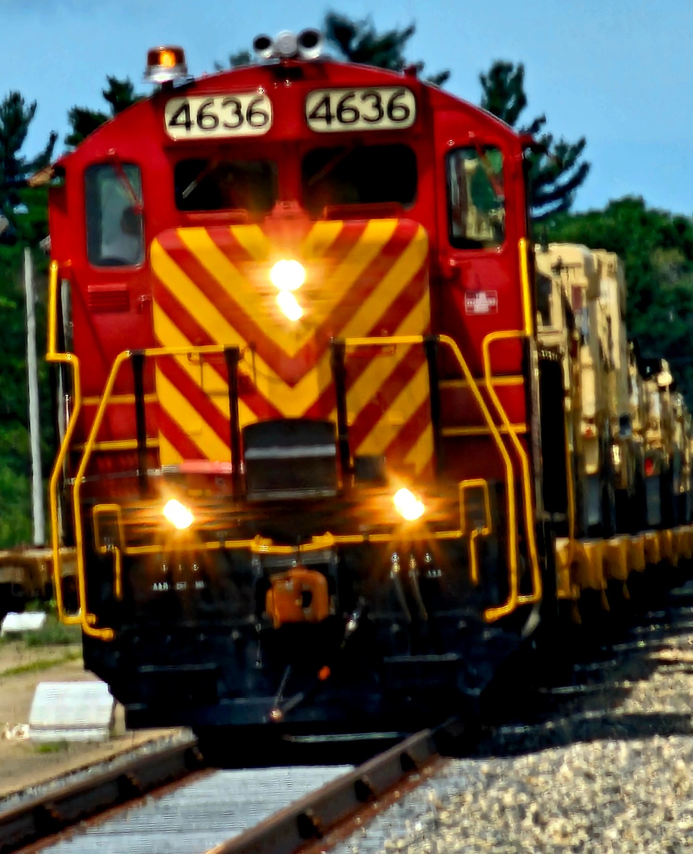 Fort McCoy supports second major rail movement in 2024 with return of Wisconsin National Guard equipment, vehicles