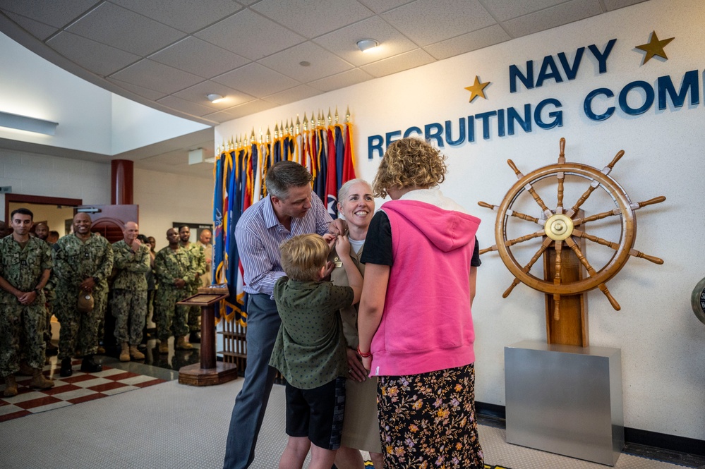 Navy Recruiting Command Chief Of Staff Frocking Ceremony