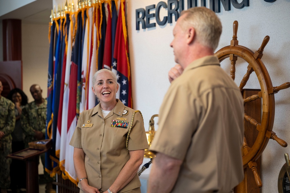 Navy Recruiting Command Chief Of Staff Frocking Ceremony