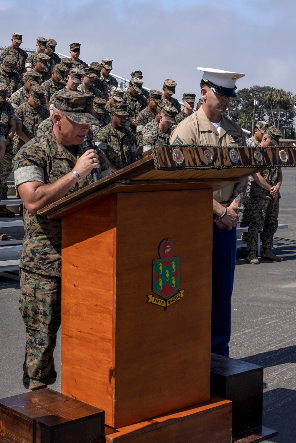 2nd Bn., 4th Marines holds relief, appointment ceremony