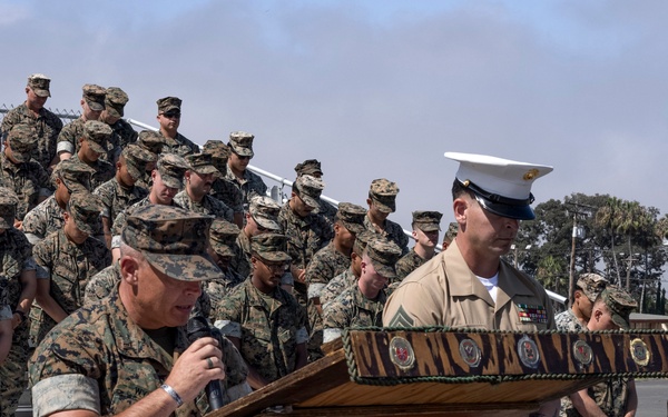 2nd Bn., 4th Marines holds relief, appointment ceremony