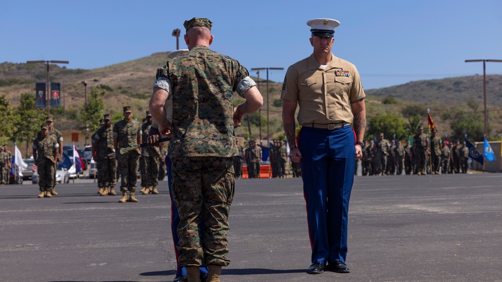 2nd Bn., 4th Marines holds relief, appointment ceremony