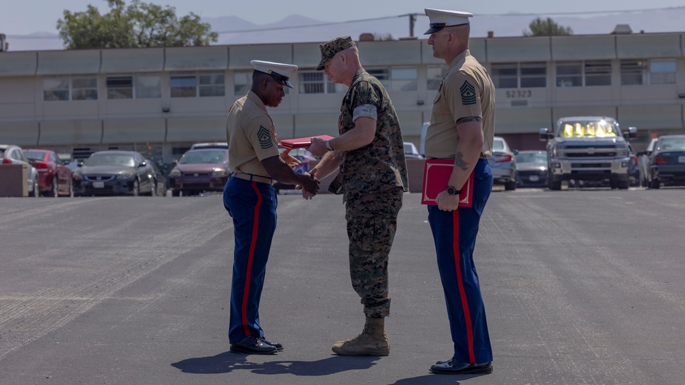 2nd Bn., 4th Marines holds relief, appointment ceremony