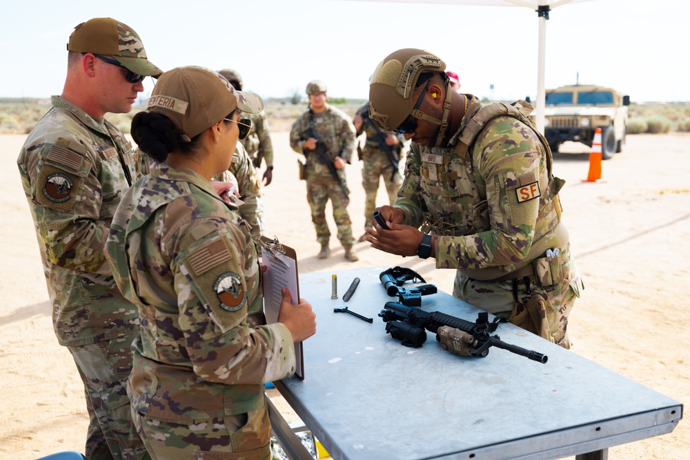 412th Security Forces Squadron competes in Advanced Combat Skills Test