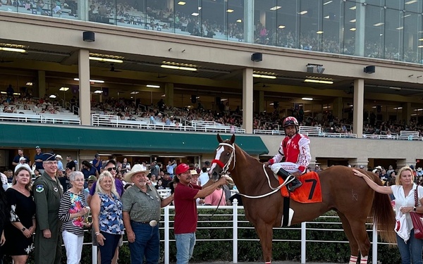 Quarter Horse Races honoring the memorial of Colonel Gary Baber