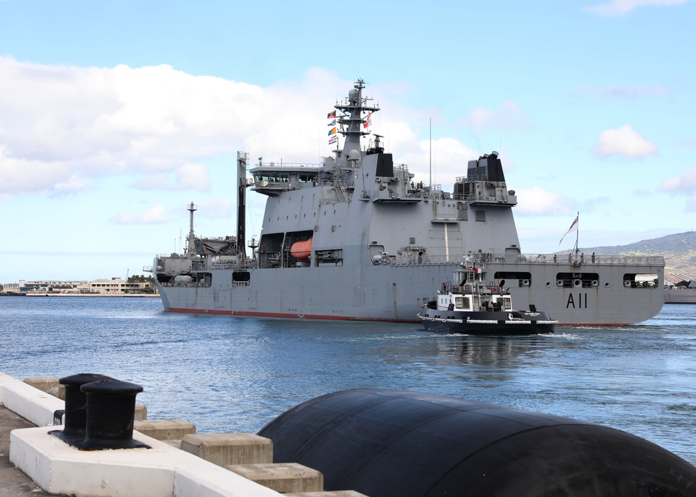 RIMPAC 2024: HMNZS Aotearoa departs Pearl Harbor, begins Force Integration phase