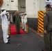 Abraham Lincoln sailors render honors to Vice Adm. Dan Cheever