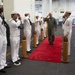 Abraham Lincoln sailors render honors to Vice Adm. Dan Cheever