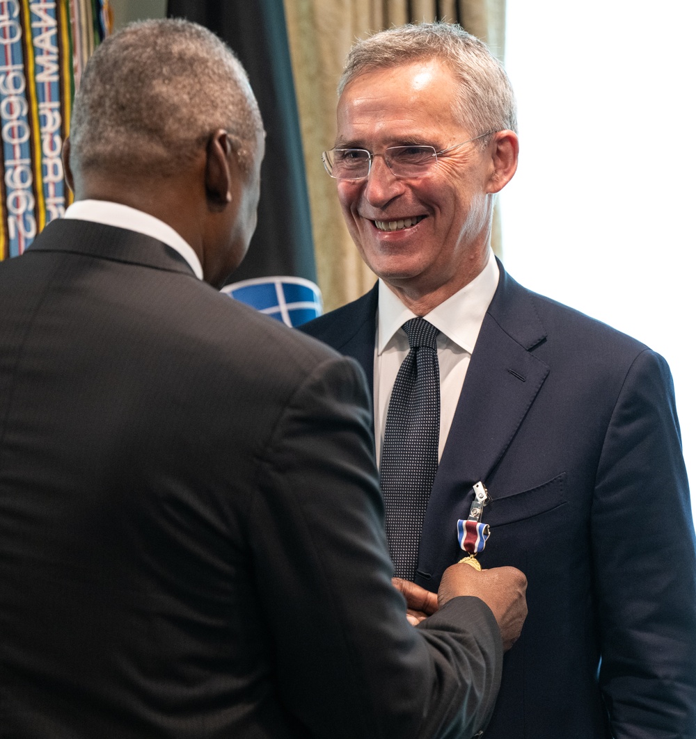 Secretary Austin hosts NATO SecGen