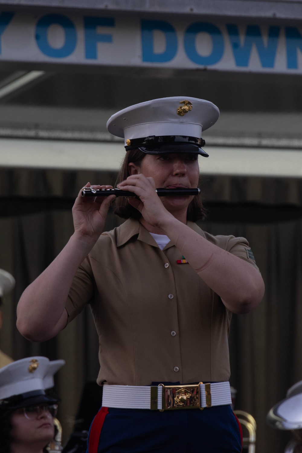 1st MARDIV Band performs at Downey Concerts Under the Stars