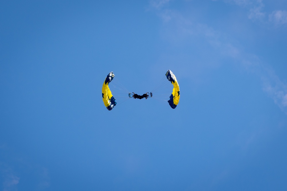 Navy Parachute Team Independence Day Jump 2024