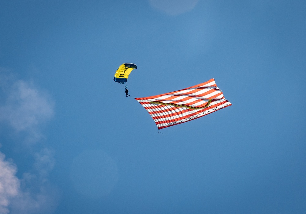 Navy Parachute Team Independence Day Jump 2024