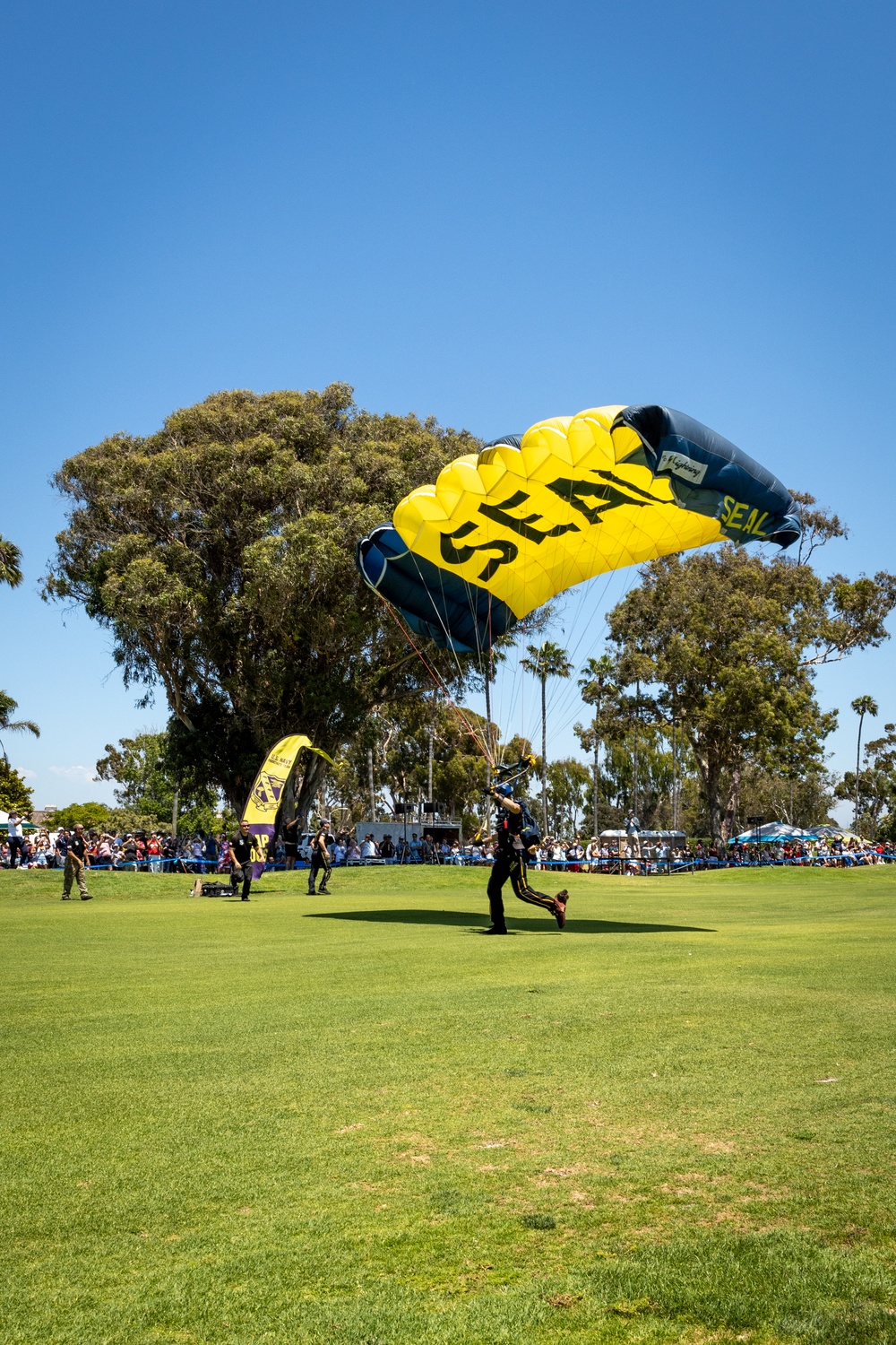 Navy Parachute Team Independence Day Jump 2024