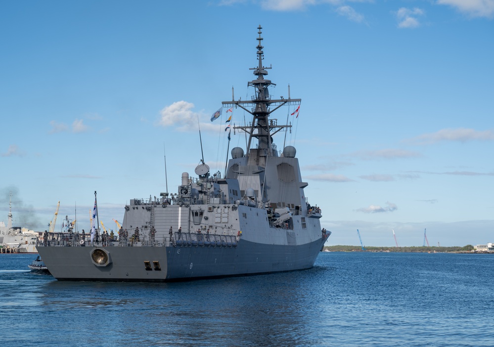 RIMPAC 2024: HMAS Sydney departs Pearl Harbor, begins Force Integration phase