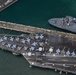 RIMPAC 2024: Aerial view of ships moored at Pearl Harbor