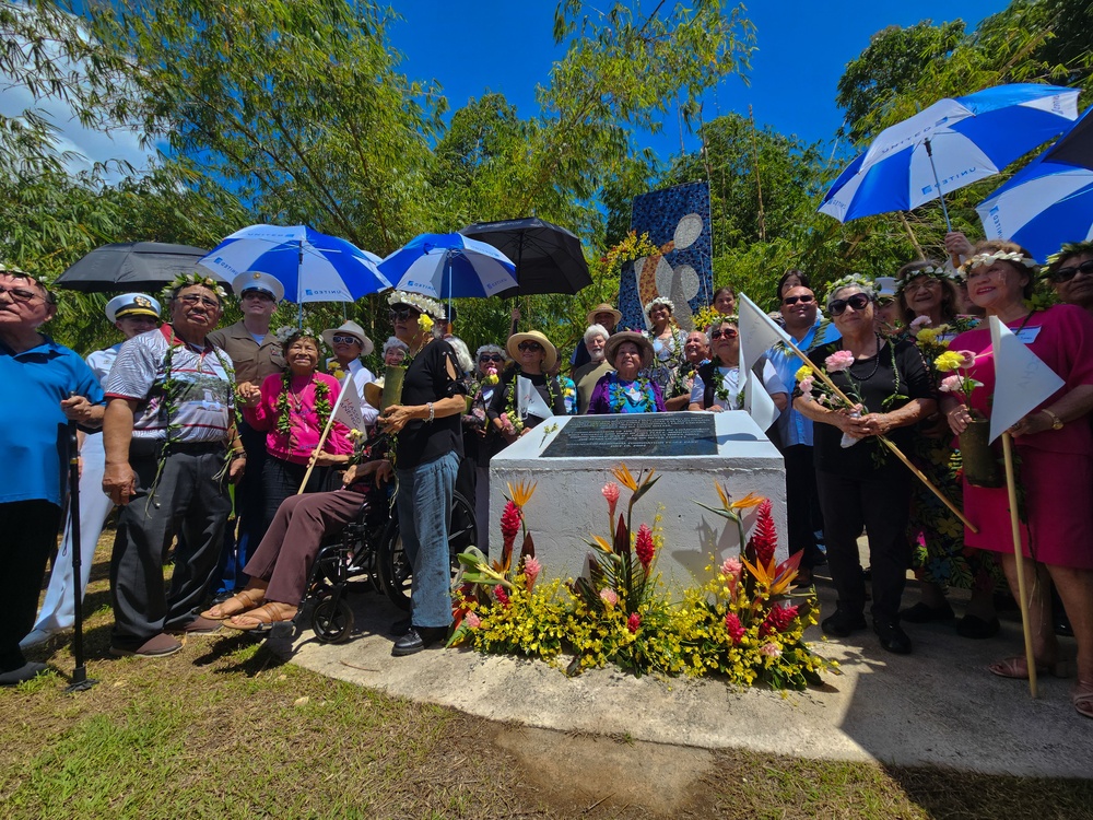 Camp Blaz Marines participate in the Mañenggon Memorial Ceremony