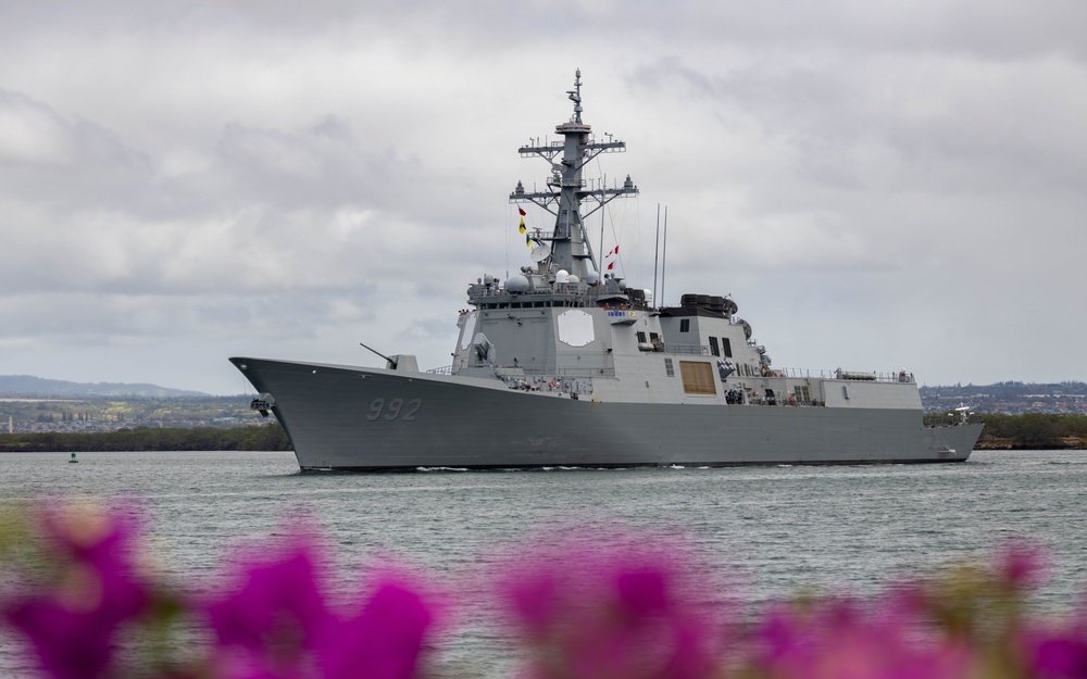 RIMPAC 2024: ROKS Yulgok Yi I departs Pearl Harbor, begins Force Integration phase