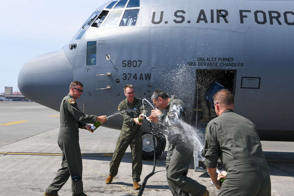 Col. Roddan completes fini flight
