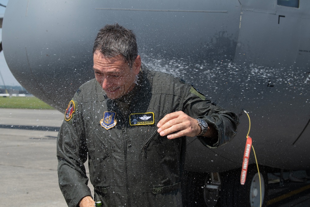Col. Roddan completes fini flight