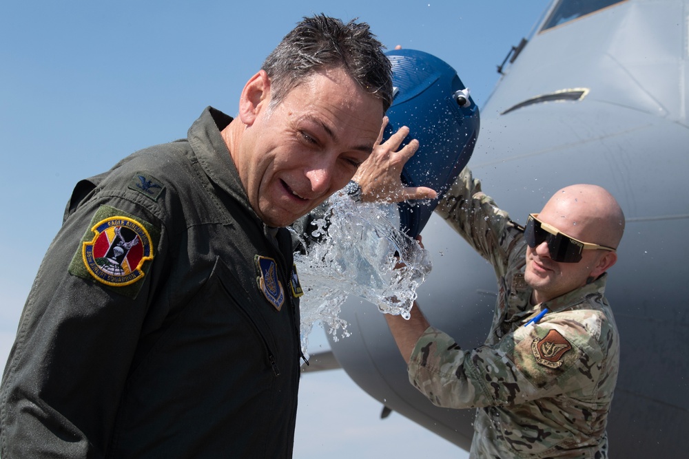 Col. Roddan completes fini flight