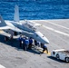 Sailors Chock Down A Trainer Jet