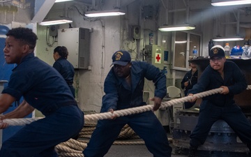 USS America (LHA 6) Departs Sasebo