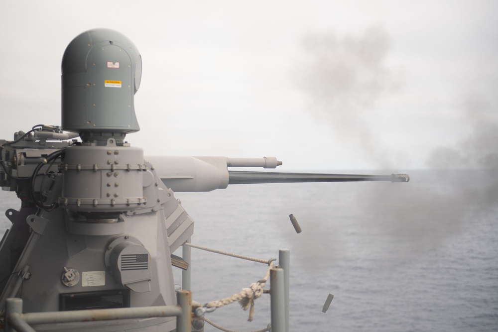 Boxer Conducts Live-Fire Exercise