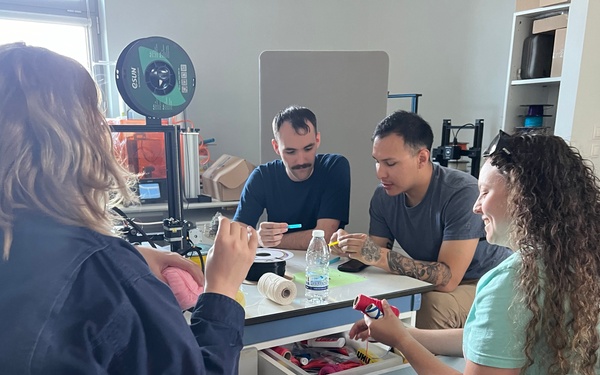 Souda Bay Seabees Learn 3D Printing Skills, Give Back to Community During COMREL