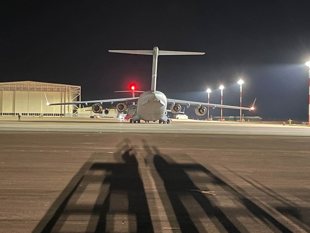 Turnover of the U.S. compound at Air Base 101 in Niamey, Niger.