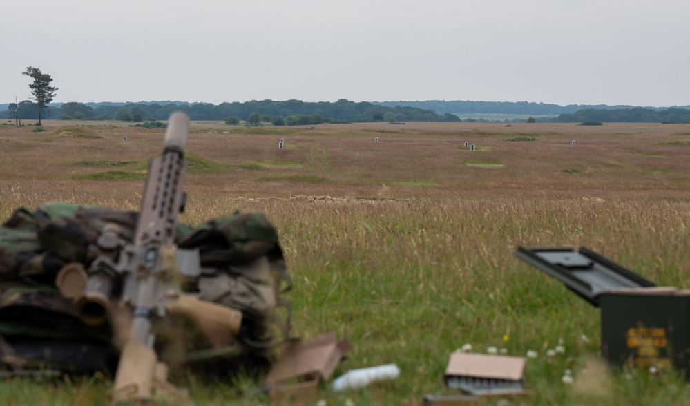 Advancing capabilities: Lakenheath combat arms experts certify on M110A1 sniper rifle