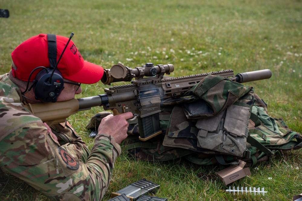 Advancing capabilities: Lakenheath combat arms experts certify on M110A1 sniper rifle