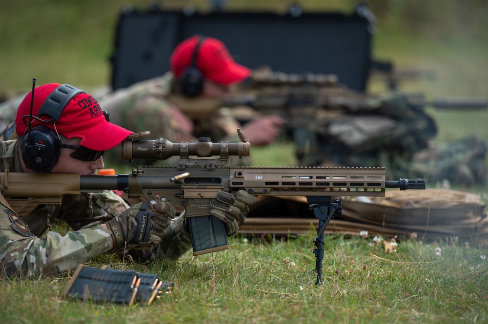 Advancing capabilities: Lakenheath combat arms experts certify on M110A1 sniper rifle