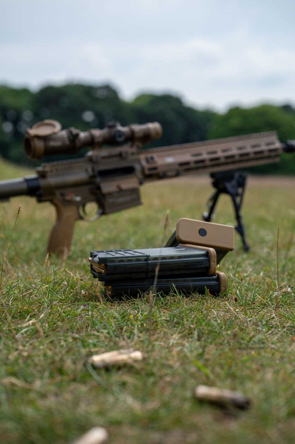 Advancing capabilities: Lakenheath combat arms experts certify on M110A1 sniper rifle