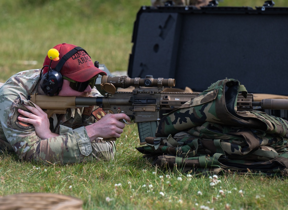 Advancing capabilities: Lakenheath combat arms experts certify on M110A1 sniper rifle