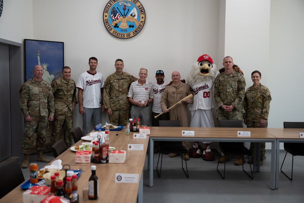 The Washington Nationals visit the 379 AEW